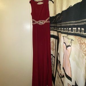 Long Maroon dress